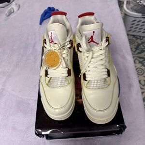 Air Jordan retro 4 size 14 used rainbow Super not released ultra rare authentic
